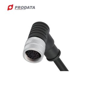 สายรัดแบบ24Pin IP67ตัวเมีย M16ต่อแบบหัวมุมขวาสายไฟยานยนต์แบบหล่อขึ้นรูปล่วงหน้าทนทานต่อน้ำ - Product Image 2