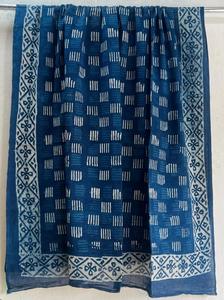 Breathable Traditional Hand Block Printed 100%Cotton <b>Scarf</b> Jaipur Handcrafted Boho Chic Lightweight Ethnic Soft Cotton <b>Scarf</b> - Product Image 5