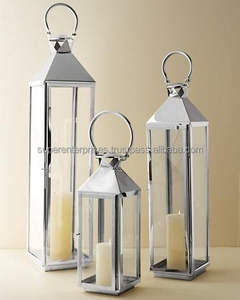 Candle <b>Lanterns</b> With Plated Finishing Decor Indoor Design T-<b>light</b> <b>Lanterns</b> Best for Home Decor - Product Image 3