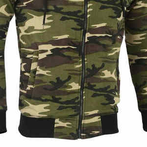 Material de alta calidad cómodo hecho a medida para hombres Camo Hoodie Pullover transpirable logotipo personalizado hombres sudaderas con capucha y sudaderas - Product Image 4