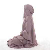 Vestido de Gala Modesto Dubai 2024, Abaya Kaftan con Bordado a Mano, Diseño Marroquí, Tela de Organza Ecológica Antiarrugas, Vestido Tipo Capilla