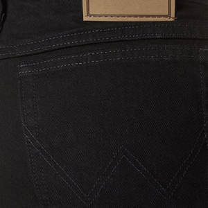 Pantalones vaqueros negros de color sólido para hombre, pantalones vaqueros personalizados de alta calidad con botones para hombre - Product Image 4