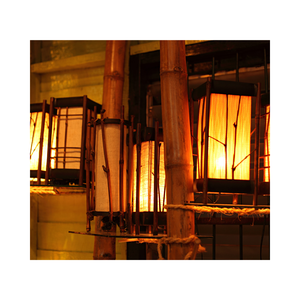 Lampe suspendue suspendue en bambou naturel Tradition Lustre de décoration tissé en bambou adapté au salon de 99 GD - Product Image 1