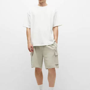 Short Cargo de gymnastique personnalisé de haute qualité grande taille pour hommes Short en molleton pour hommes Short décontracté à poches latérales pour hommes - Product Image 2