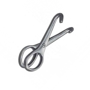 Fabrication en gros meilleur crochet pour les yeux crochet pour les yeux pointu en acier inoxydable crochet OB outils de vêlage Instrument vétérinaire en acier inoxydable - Product Image 2