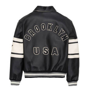 แจ็กเก็ตหนังแท้สำหรับผู้ชายแจ็คเก็ตหนัง Avirex สำหรับผู้ชายแจ็คเก็ตหนังแท้ - Product Image 2