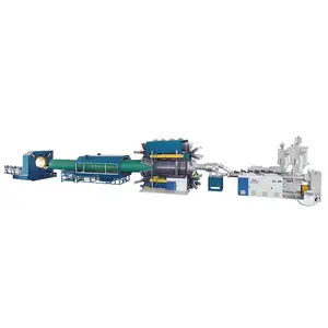 Jwell-HDPE PP PVC Vertical Type Double Wall Corrugated Pipe Extrusion Line jwell compounding machine pipe extrusion