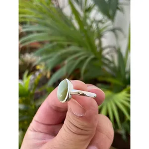 Anillo de Ojo de Gato con Crisoberilo Natural, Plata de Ley 925, Joyería de Piedras Preciosas Hecha a Mano, Proveedor Mayorista - Product Image 3