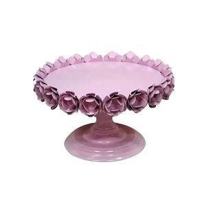 Présentoir à gâteau en métal Taille personnalisée Support en cuivre Présentoir à gâteau Dessert Support pour fête de mariage Design personnalisé et métal également - Product Image 3