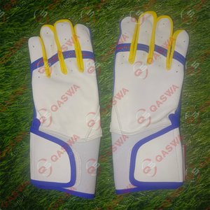 Dernier modèle de gants de frappeur de baseball multicolores en cuir de vachette de la meilleure qualité Gants de frappeur à sangle réglable pour les joueurs - Product Image 3