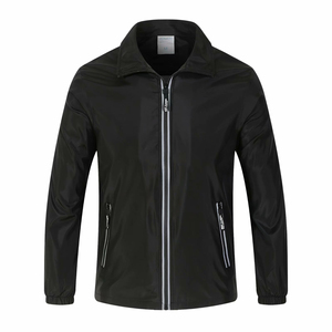 Chaqueta informal de talla grande para hombre, ropa deportiva para exteriores, chaqueta cortavientos, chaqueta de negocios con cuello levantado, venta al por mayor, transpirable - Product Image 6