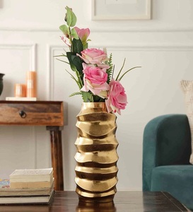 Black Finished Aluminum Eco-Friendly Lightweight Tabletop Decorative Show Pieces for Home Living Room Center Table - Product Image 5
