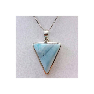 Colgante de plata de ley 925 Larimar hecho a mano, impresionante, al mejor precio - Product Image 1