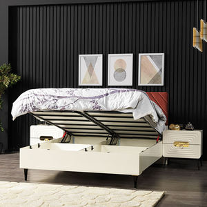 Cama elegante para dormitorio, muebles modernos de diseño de lujo europeo, cómodos de lujo, de doble cubierta, para el hogar - Product Image 1