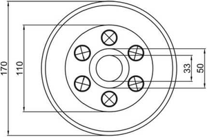 36 wát LED thép không gỉ đầy màu sắc lỗ trung bình khô đài phun nước ánh sáng 512 điều khiển với 12 hạt đèn - Product Image 2