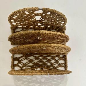 Porte-serviettes en rotin vintage artisanal pour la décoration de la table à manger et diverses utilisations pratiques décoratives en provenance d'Inde - Product Image 4