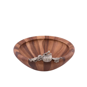 Cuenco de madera de alta calidad con mango de ramita de Metal, ensaladera, cuenco de mesa de diseño clásico para adornos de cocina a bajo precio - Product Image 3