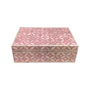 กล่องเก็บเครื่องประดับฝังกระดูกทำด้วยมือมีดีไซน์ฝังที่ซับซ้อนออแกไนเซอร์หรูหราสำหรับใช้โต๊ะเครื่องแป้ง - Product Image 5