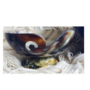 Ensaladera de cuerno de búfalo ecológica grande de lujo, utensilios de cocina hechos a mano con técnica pulida para fiestas en el hogar, Hotel, restaurante - Product Image 5