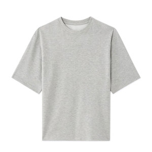 T-shirt d'entraînement basique à manches courtes et col rond, couleur unie, coupe classique, pour hommes grands et corpulents, idéal pour l'été - Product Image 4