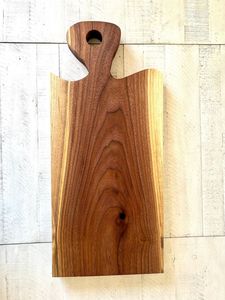 Grande planche à découper en noyer de qualité supérieure poignée bloc à découper en bois naturel pour viande Top choix pour tout type d'ingrédients - Product Image 4