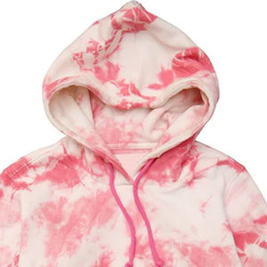 Sweat à capuche tie-dye 100 % coton pour homme, couleur unie, léger, coupe oversize, en polaire, broderie 3D, respirant, pour l'hiver et l'extérieur - Product Image 3