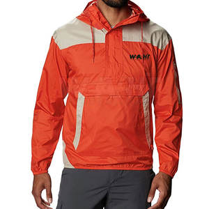 Chaqueta cortavientos ligera hecha a medida para hombre, ropa de calle de moda para exteriores de talla grande con logotipo frontal, Diseña tu propio abrigo - Product Image 1