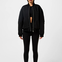 Veste bomber pour femme PINCO SPORTS, design personnalisé OEM, respirante, imperméable, écologique, rembourrée en coton, manches longues, chaude pour l'hiver