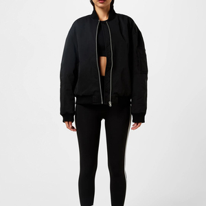 Chaqueta bomber transpirable de diseño personalizado OEM para mujer, gran oferta, chaqueta cálida de invierno de manga larga al por mayor para adultos, talla OEM - Product Image 4