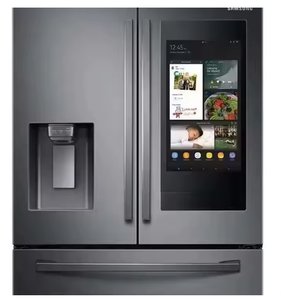 Réfrigérateur à portes françaises de haute qualité d'origine, 28 pieds cubes, 4 portes, électrique, pour hôtels et utilisation en extérieur, écran tactile - Product Image 2