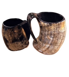 Taza de cerveza de cuerno de buey de vaca Natural moderna personalizable, copa de vino de cuerno de vaca Real auténtica, tamaño y logotipo personalizados - Product Image 5