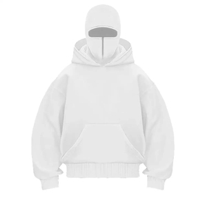 Sudaderas con Capucha Casuales de Felpa 100% Algodón para Hombre, Diseño Personalizado de Última Moda, Sudaderas con Capucha Extra Grandes de Color Sólido para Hombre - Product Image 4