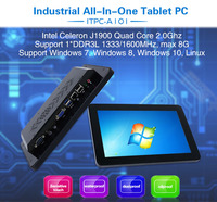 Nuevo Panel PC Táctil Capacitivo Industrial de 10.1 Pulgadas, Barebone, Tel J1900, Pantalla Integrada, Doble LAN Gigabit, Montaje en Pared VESA, 3 Años de Garantía