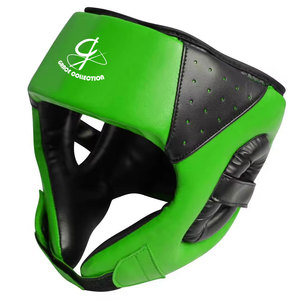 2025 protector de cabeza de boxeo de alta calidad para hombres, Material de cuero PU, protección facial cómoda, protector de cabeza con etiqueta privada - Product Image 1