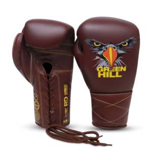 Guantes de Boxeo Eagle Eye de 12 oz en Cuero con Logotipo Personalizado, Equipo de MMA con Cordones en la Muñeca y Patrón Impreso para Deporte - Product Image 4