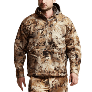 Veste de chasse tactique camouflage pour hommes à capuche imperméable pour hommes Manteaux Conception OEM Camping en plein air Coupe-vent Veste camouflage - Product Image 3