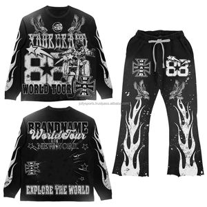 Nouveau design Logo personnalisé survêtement pour femme 2 pièces vêtements de fitness survêtements de jogging costume de sport survêtements pour femmes 2025 - Product Image 1