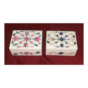Caja de mármol con diseño Floral para mopa, caja de piedra para mopa con diseño Floral de colores, regalo promocional - Product Image 1