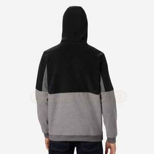 Sweat-shirts en polaire unis pour hommes, prix de gros, design personnalisé, coton mélangé de haute qualité, coupe ample - Product Image 2