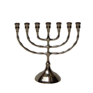 Soporte de vela con 7 brazos para el hogar, vajilla para decoración de bodas, Color dorado, diseño antiguo, portavelas de Metal y latón, frasco de latón - Product Image 3