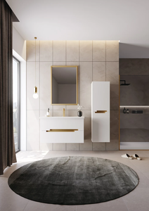 Lodi โต๊ะเครื่องแป้งแบบมีเชือกดึงพร้อมอ่างล้างจานเซรามิกจาก Turkiye - Product Image 2