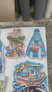 Imán de Refrigerador 3D de Plástico con Diseño del Templo del Castillo de Rodes, Impresión Digital Pintada, Recuerdo de Viaje de Grecia Personalizado, Regalo Duradero - Product Image 3