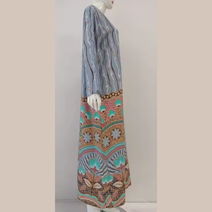 Robe de prière musulmane simple en rayonne à manches longues pour femmes de haute qualité avec matériau cool dernière mode pour la prière d'été - Product Image 2