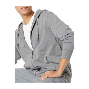 Sudadera con capucha con cremallera para hombre más popular de algodón orgánico 100% para invierno con alta calidad y de primera calidad - Product Image 4