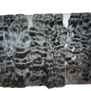 Extensiones de cabello Remy de la mejor calidad, cutículas onduladas naturales alineadas, cabello humano indio crudo a precio de fábrica - Product Image 4