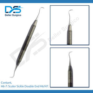 H6 & H7 Gracey Curettes Double-Ended Dental Surgical Instruments Manual Power Source Periodontal Tools From Manufacturer - Product Image 3
