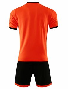 Camiseta de fútbol negra y naranja, ropa deportiva de alta calidad, kit de entrenamiento, fabricante, manga corta, uniforme de fútbol personalizado para hombres - Product Image 2