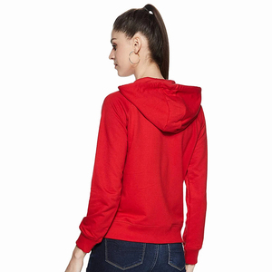 Sudadera con Capucha para Mujer, Personalizada con Logotipo, 100% Algodón, con Cierre y Logotipo Frontal Impreso, Personalización Completa - Product Image 2