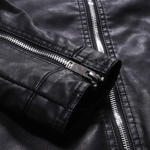 Vente en gros 2024 veste respirante pour hommes nouvelle veste en cuir de style tendance veste en cuir pour hommes sur mesure - Product Image 5