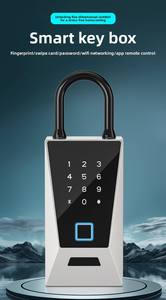Boîte <span class=keywords><strong>à</strong></span> clés intelligente portable avec 5 modes de déverrouillage, connexion Wi-Fi directe, entrée sans <span class=keywords><strong>clé</strong></span>, coffre-fort - Product Image 4